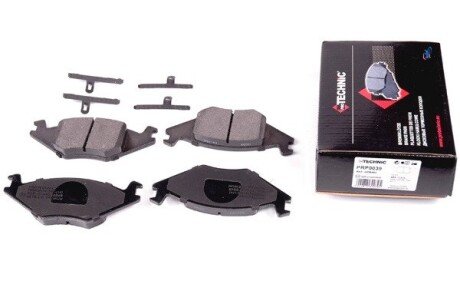 (з кріпл.) Гальмівні колодки перед. диск. VW Golf ll, Jetta ll, Polo 81-94 /Seat Cordoba, Ibiza II PROTECHNIC PRP0039