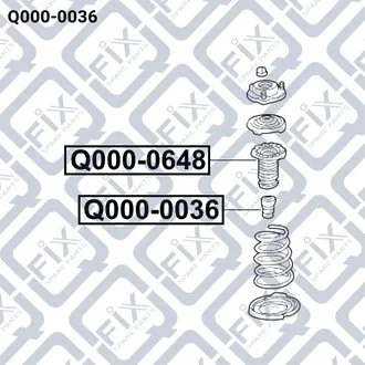 ОТБОЙНИК АМОРТИЗАТОРА Q-fix Q0000036