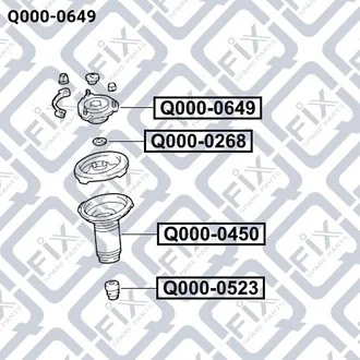 ОПОРА АМОРТИЗАТОРА Q-fix Q0000649