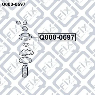 ОПОРА АМОРТИЗАТОРА Q-fix Q0000697