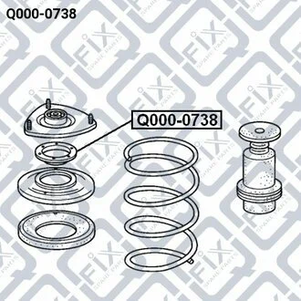 Опорный подшипник Q-fix Q0000738