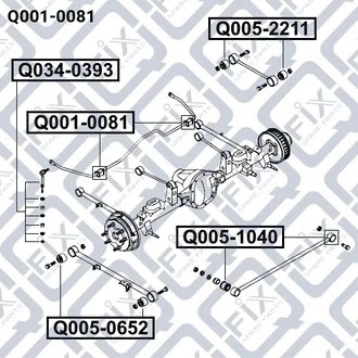 ВТУЛКА ЗАДНЕГО СТАБИЛИЗАТОРА Q-fix Q0010081