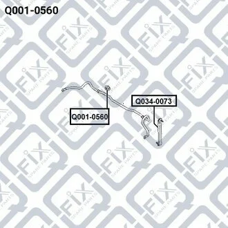 Втулка переднього стабілізатора Q-fix Q0010560