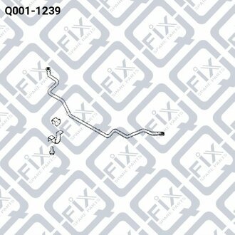 ВТУЛКА СТАБ-РА ПЕРЕДН D 21 KIA BESTA 2.2D 02.96- Q-fix Q001-1239