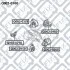 ПОДУШКА ДВИГУНА ЗАДН AT HONDA HR-V GH1/GH2/GH3/GH4 1998-2005 Q002-0160