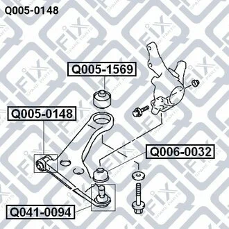 Сайлентблок Q-fix Q0050148