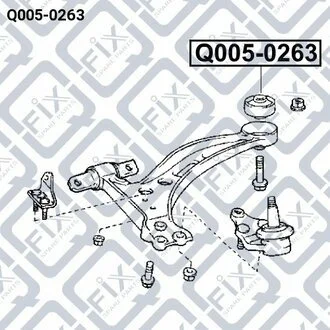 Сайленблок Q-fix Q0050263