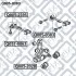 САЙЛЕНТБЛОК ЗАДН ЦАПФЫ ВЕРХН HONDA CIVIC EU/EP/ES 2001-2006 Q005-0383