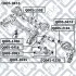 Сайлентблок заднього важеля NISSAN ARMADA TA60/INFINITI QX56 (JA60) 2003-/PATHFINDER R51M 2005- Q-fix Q0050416 (фото 3)