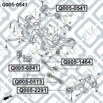 Сайлентблок Q-fix Q0050541