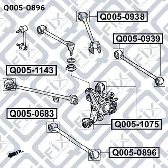 САЙЛЕНТБЛОК ЗАДНЕЙ ТЯГИ Q-fix Q0050896