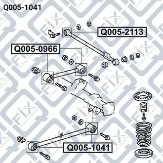 Сайлентблок Q-fix Q0051041