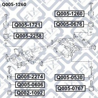 Подушка підрамника Q-fix Q005-1260