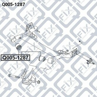 Сайлентблок Q-fix Q0051287 (фото 1)
