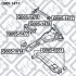 САЙЛЕНТБЛОК ЗАДН РЫЧАГА (круглый) MITSUBISHI LANCER CJ 1995-2003/CARISMA DA 1995-2003 Q-fix Q0051477 (фото 1)