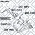 САЙЛЕНТБЛОК ЗАДН РЫЧАГА MITSUBISHI LANCER IX 04-/OUTLANDER 03- Q005-1480