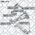 САЙЛЕНТБЛОК ЗАДНИЙ ПРОДОЛ важеля MITSUBISHI CARISMA DA 1995-2003/OUTLANDER CU# 2002-2006 Q0051614