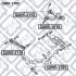 САЙЛЕНТБЛОК ЗАДНИЙ ПРОДОЛ важеля MITSUBISHI PAJERO IV/MONTERO V87W/V97W 2006- Q-fix Q005-1705 (фото 3)
