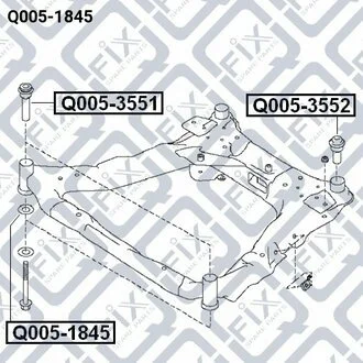 Сайлентблок Q-fix Q0051845