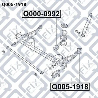 САЙЛЕНТБЛОК ЗАДНЕГО РЫЧАГА Q-fix Q0051918