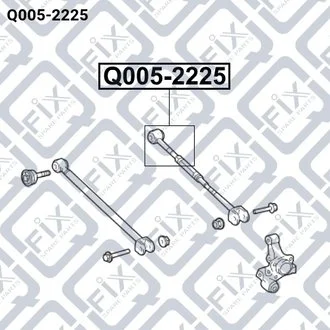 САЙЛЕНТБЛОК ЗАДН ПОПЕРЕЧНОЙ ТЯГИ R TOYOTA CAMRY AC Q-fix Q0052225