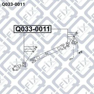 КРЕСТОВИНА КАРДАННОГО ВАЛА Q-fix Q0330011