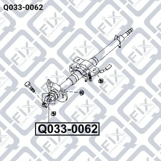 КРЕСТОВИНА РУЛЕВ ВАЛА 15X40 NISSAN ALMERA N16 (UKP) 2000-2006 Q-fix Q0330062