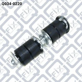 ТЯГА СТАБ-РА ПЕРЕДН TOYOTA COROLLA 2 EL41 1990-1994,TOYOTA COROLLA 2 EL45 4WD 1990-1994,TOYOTA COROLLA 2 EL51 1994-1999,TOYOTA COROLLA 2 EL55 4WD 1994-1999,TOYOTA CORSA/T Q-fix Q0340220 (фото 1)