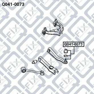 ОПОРА ШАРОВАЯ ЗАДН РЫЧАГА MITSUBISHI GALANT E55A/E75A 1992-1996 Q-fix Q041-0073