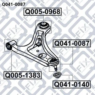 Опора кульова Q-fix Q0410087