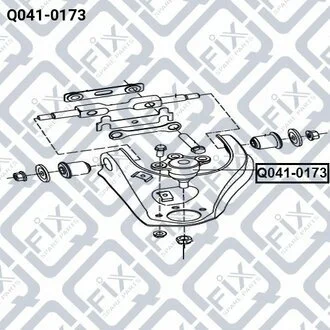 Опора кульова переднього верхнього важеля 8980058260 ISUZU Q-fix Q0410173