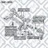 Опора кульова 555011LA0B NISSAN / INFINITI Q0410230