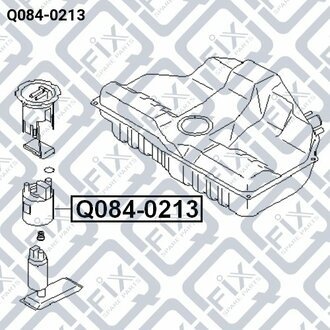 ФИЛЬТР ТОПЛИВНЫЙ NISSAN ALMERA N16 1.5 00-/ MAXIMA CA33 2.0/3.0 00- Q-fix Q0840213