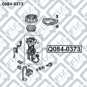Фільтр паливний HONDA CR-V 2.0i 16V 01.09- Q-fix Q084-0373 (фото 1)
