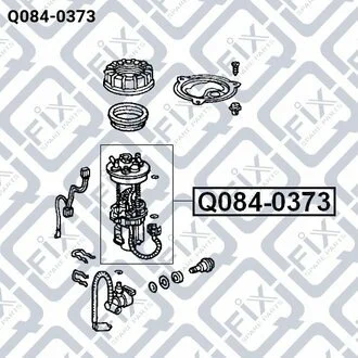 Фільтр паливний HONDA CR-V 2.0i 16V 01.09- Q-fix Q084-0373 (фото 1)