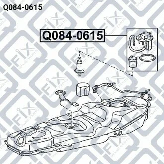 Фильтр топливный Q-fix Q0840615