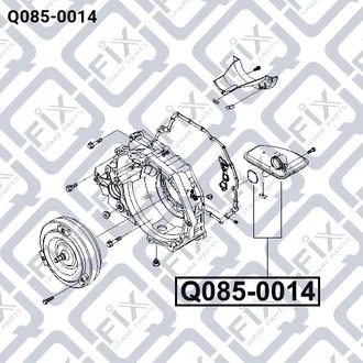 ФИЛЬТР АКПП CHEVROLET EPICA 2.0/2.5 2006.06- Q-fix Q085-0014