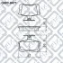 КОЛОДКИ ТОРМ ЗАДН ДИСК AUDI A4/A6/A8/SEAT EXEO/ST/VW GOLF I/JETTA I/PASSAT 1.6-4.2 12.85-09.10 Q-fix Q093-0471 (фото 1)