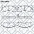 КОЛОДКИ ТОРМ ПЕРЕДН MITSUBISHI PAJERO/SIGMA 91-/OUTLANDER 03-/OUTLANDER XL Q093-0809