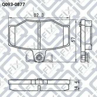 КОЛОДКИ Q-fix Q0930877