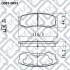 КОЛОДКИ ТОРМ ЗАДН ДИСК TOYOTA LAND CRUISER 80 100 120 MITSUBISHI PAJERO VAGON 3.2 - 06 - TOYOTA FJ TOYOTA LAND CRUISER PRADO 02 - GX 470 05- Q-fix Q093-0893 (фото 1)