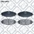 КОЛОДКИ ТОРМ ПЕРЕДН DAEWOO LANOS 1.5 SOHC 97-/MATIZ 97-/CHERY-QQ Q-fix Q093-0969 (фото 2)
