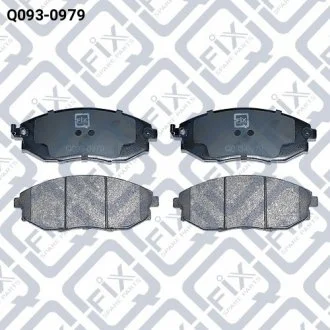 Колодки гальмівні передні дискові 96475026 GENERAL MOTORS Q-fix Q093-0979
