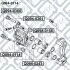 ГУМКА НАПРЯМ СУПОРТУ MITSUBISHI OUTLANDER CU 2002-2006 Q-fix Q094-0114 (фото 3)