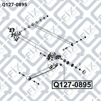 ПОДШИПНИК СТУПИЧНЫЙ ЗАДНИЙ Q-fix Q1270895