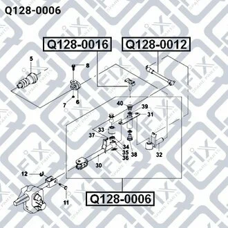 МЕХАНИЗМ ПЕРЕКЛЮЧЕНИЯ ПЕРЕДАЧ DAEWOO NEXIA/LANOS Q-fix Q1280006