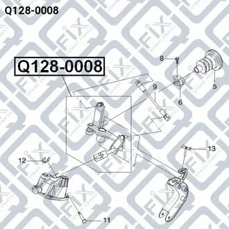 МЕХАНИЗМ ПЕРЕКЛЮЧЕНИ МКПП CHEVROLET AVEO ALL Q-fix Q128-0008