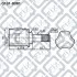 ШРКШ ВНУТР L (К-Т) TOYOTA CAMRY ACV30/MCV30 2001-2 Q1310381
