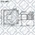 ШРУС ВНУТР L (К-Т) 33X34.7X28 MITSUBISHI PAJERO/MONTERO SPORT CHALLENGER K94W/K99W 1996-2006 Q-fix Q1310851 (фото 1)