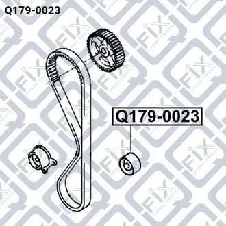 НАТЯЖИТЕЛЬ РЕМНЯ ГРМ HYUNDAI ACCENT 2006-2010/,HYUNDAI ACCENT/EXCEL 1994-1999,HYUNDAI A Q-fix Q179-0023